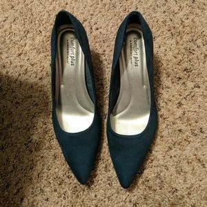 New Bluish Green Heels